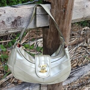 Mondani New York Gold Shoulder Bag